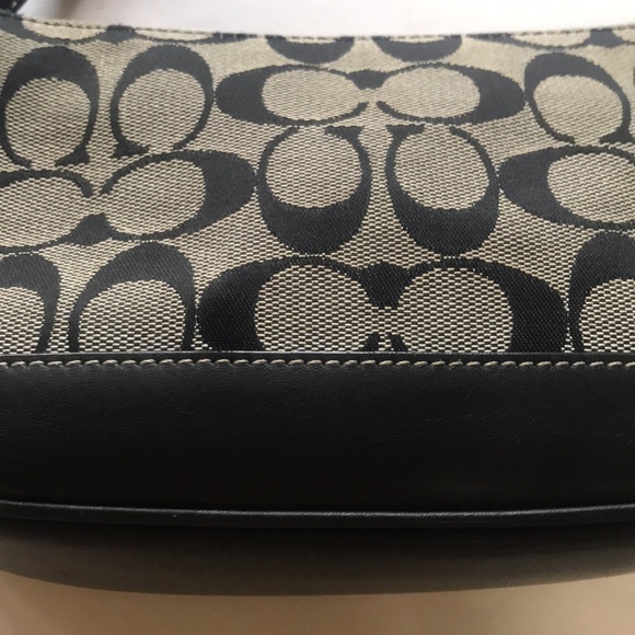 Vintage Y2k Coach Demi Mini Bag Baguette Small Purse 90‘s 2000‘s Black Gray Cute - Picture 4 of 16